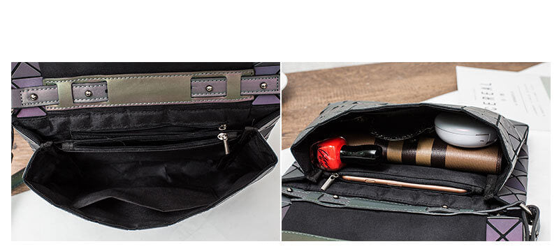 Geometrische Leuchtende Crossbody-Tasche-Bella Webshop