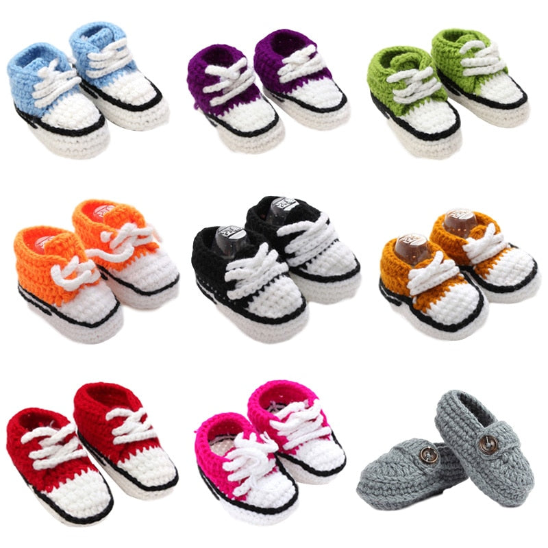 Gestrickte Schnürschuhe-Bella Webshop