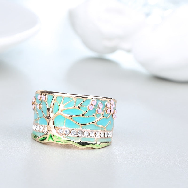 Glücksbaum Opal Ring-Bella Webshop