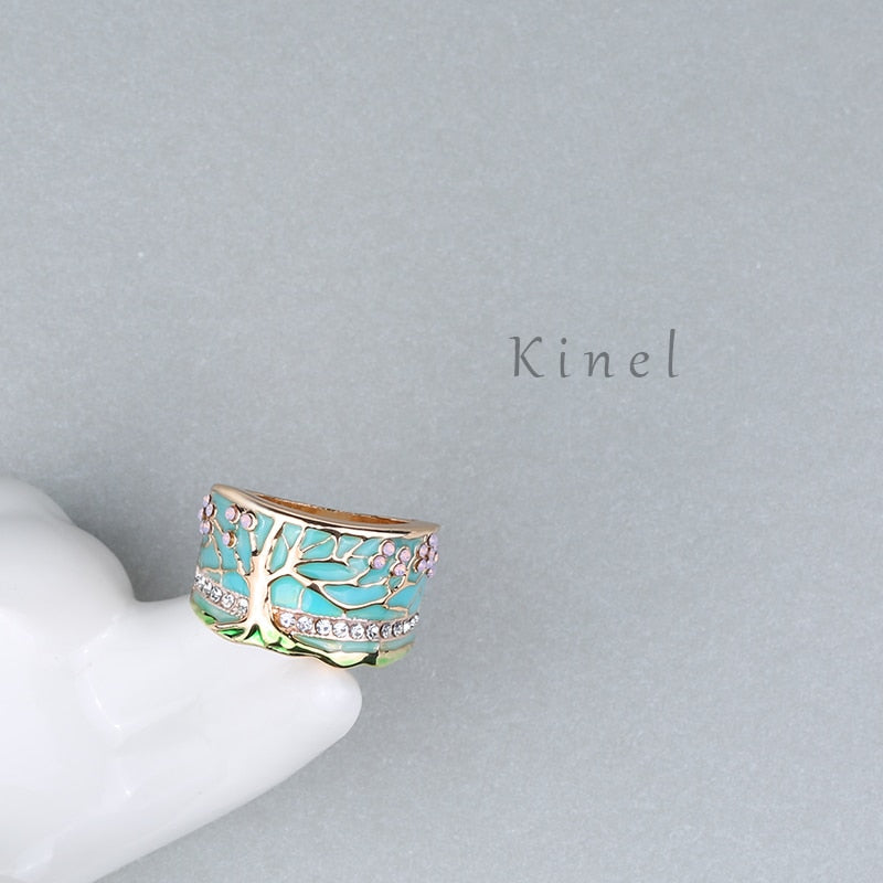 Glücksbaum Opal Ring-Bella Webshop