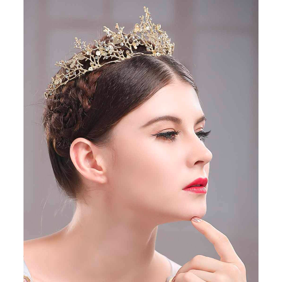 Gold Dragonfly Woodland Gatherer Krone-Bella Webshop