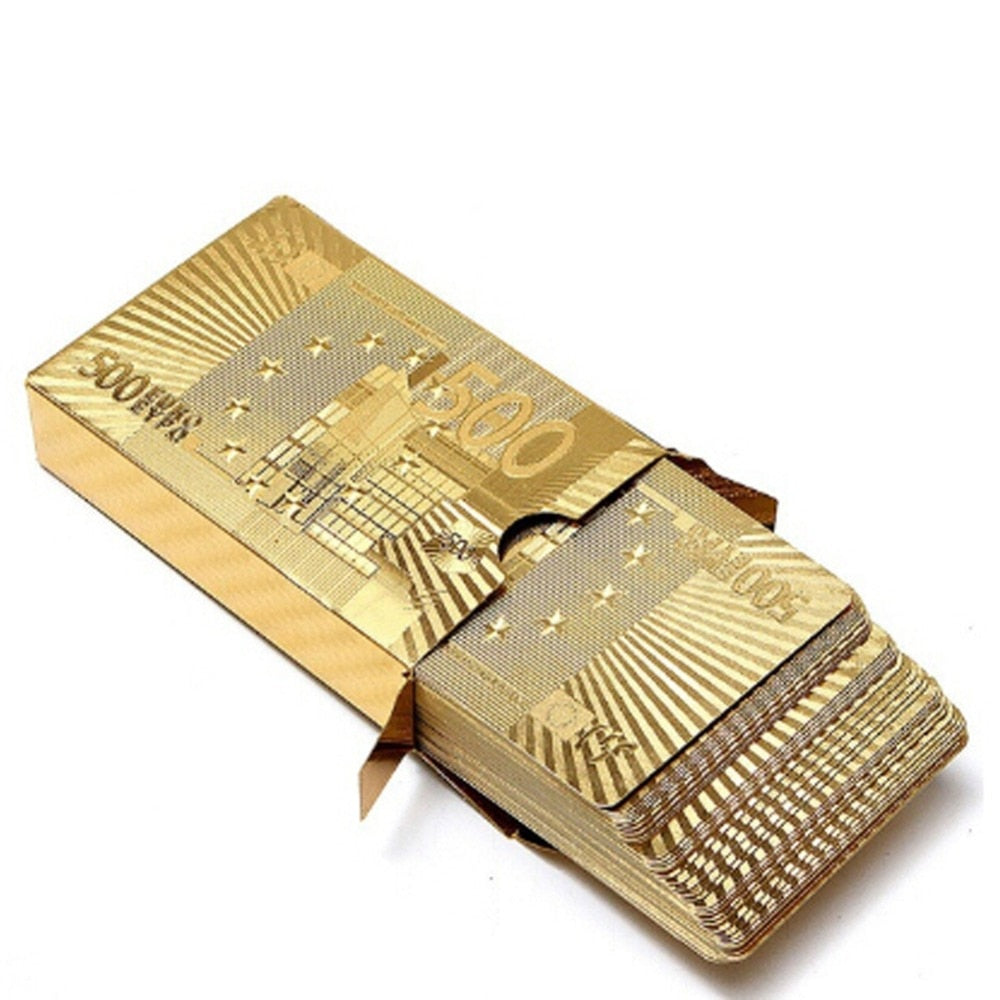 Gold Spielkarten-Bella Webshop