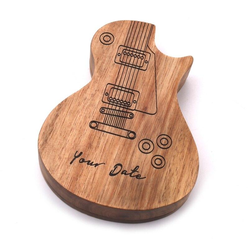 Gravierte Holz-Gitarrenplektren-Bella Webshop