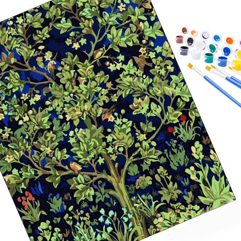 Grüner Baum Malen Nach Zahlen Kit-Bella Webshop