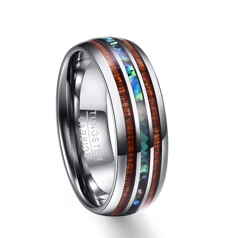 Hawaiianischer Koa Holz Ring-Bella Webshop