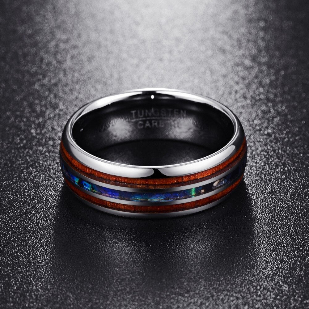 Hawaiianischer Koa Holz Ring-Bella Webshop