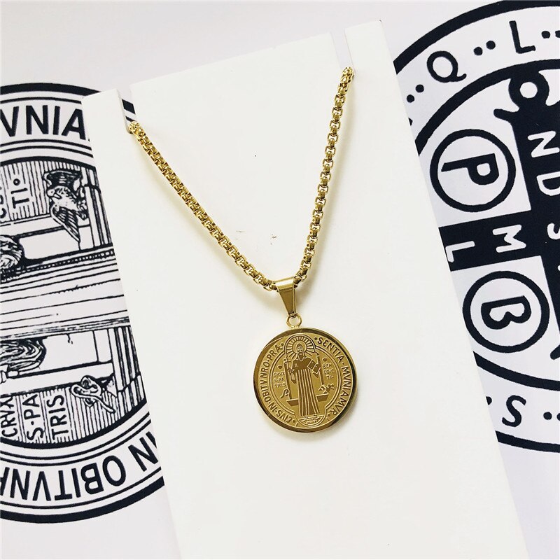 Heiliger Benedikt Halskette-Bella Webshop