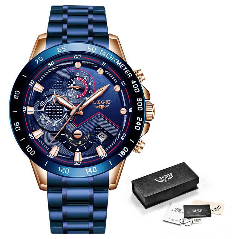 Herren-Chronograph-Luxus-Armbanduhr-Bella Webshop