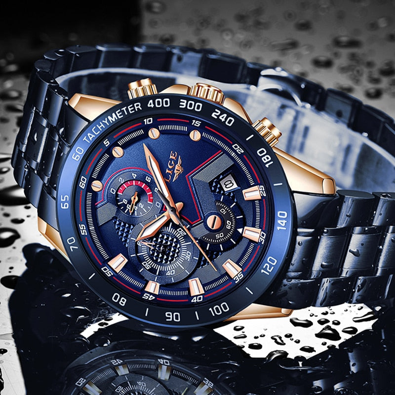 Herren-Chronograph-Luxus-Armbanduhr-Bella Webshop