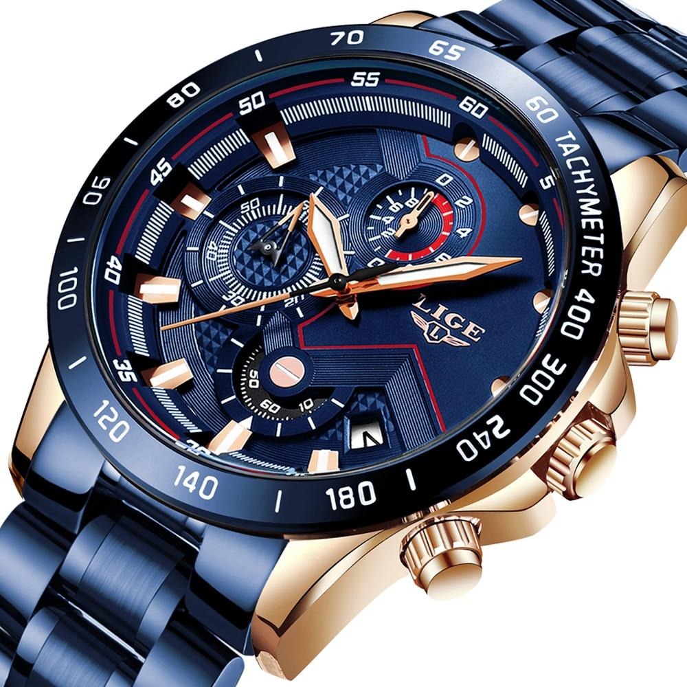 Herren-Chronograph-Luxus-Armbanduhr-Bella Webshop