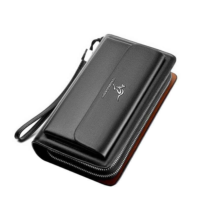 Herren-Clutch-Tasche Aus Echtem Leder-Bella Webshop