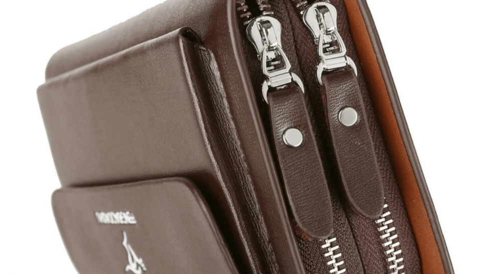 Herren-Clutch-Tasche Aus Echtem Leder-Bella Webshop