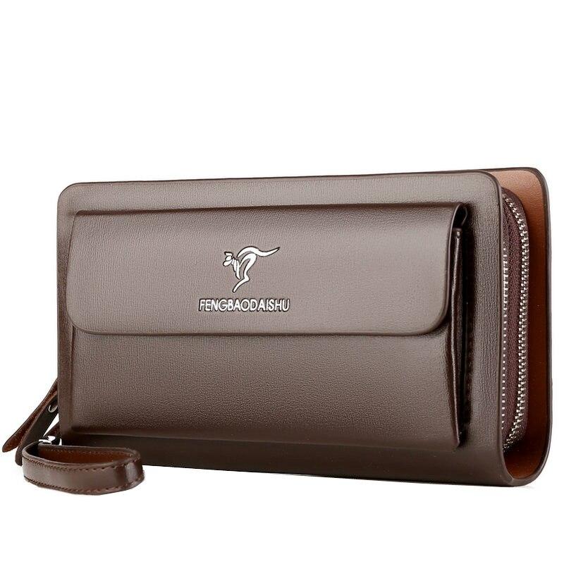 Herren-Clutch-Tasche Aus Echtem Leder-Bella Webshop