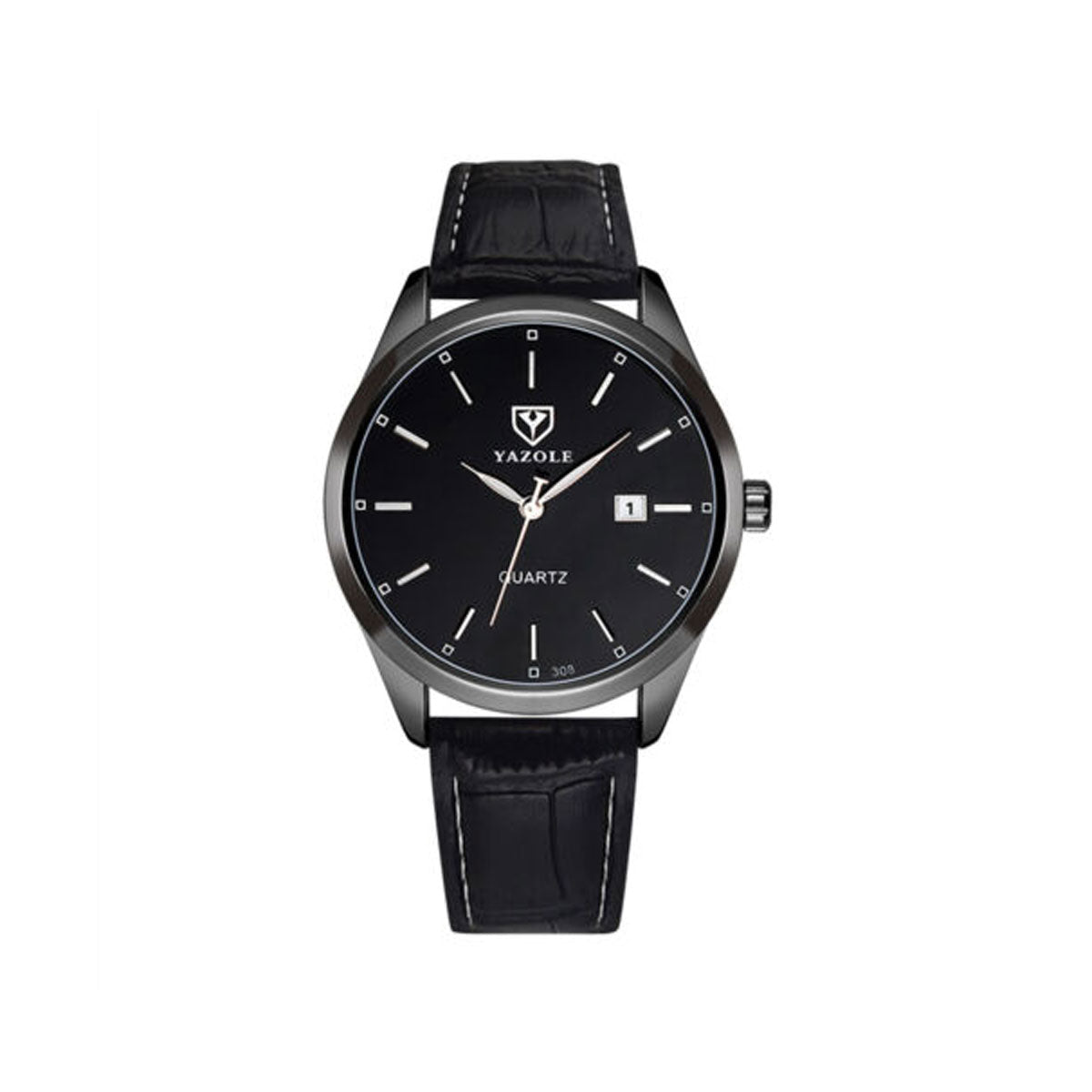 Herren Lederarmband Armbanduhr-Bella Webshop