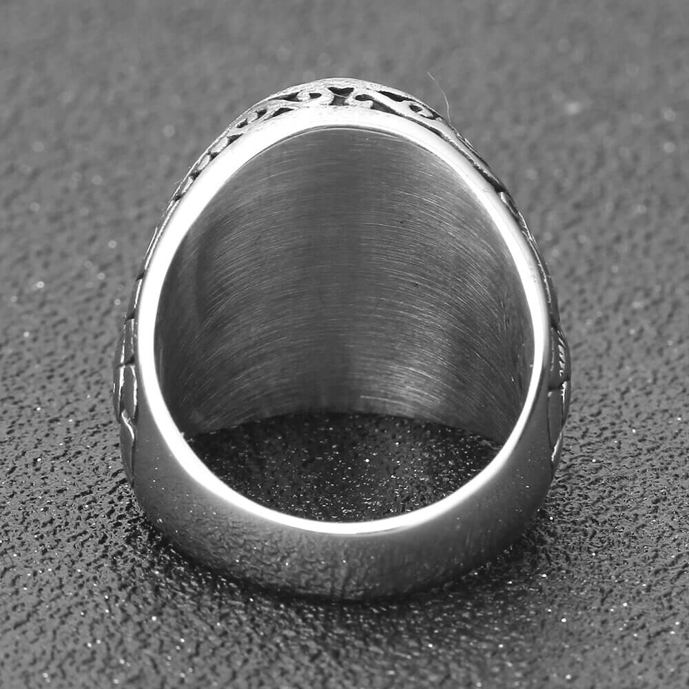 Herren Vintage Türkis Stein Ring-Bella Webshop