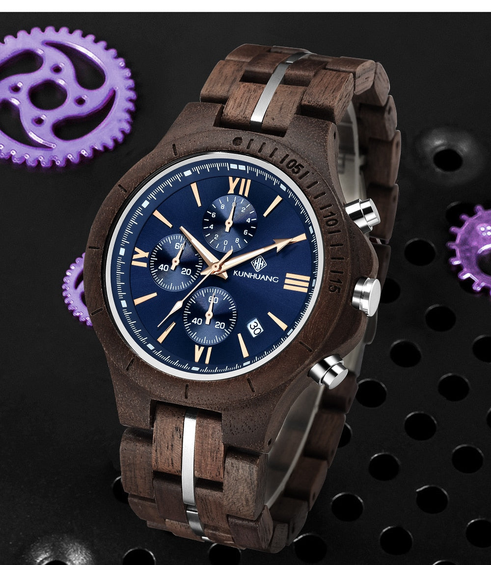 Herrenuhr Aus Holz-Bella Webshop