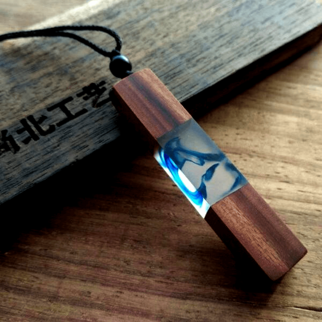 Holz-Harz-Halskette-Bella Webshop