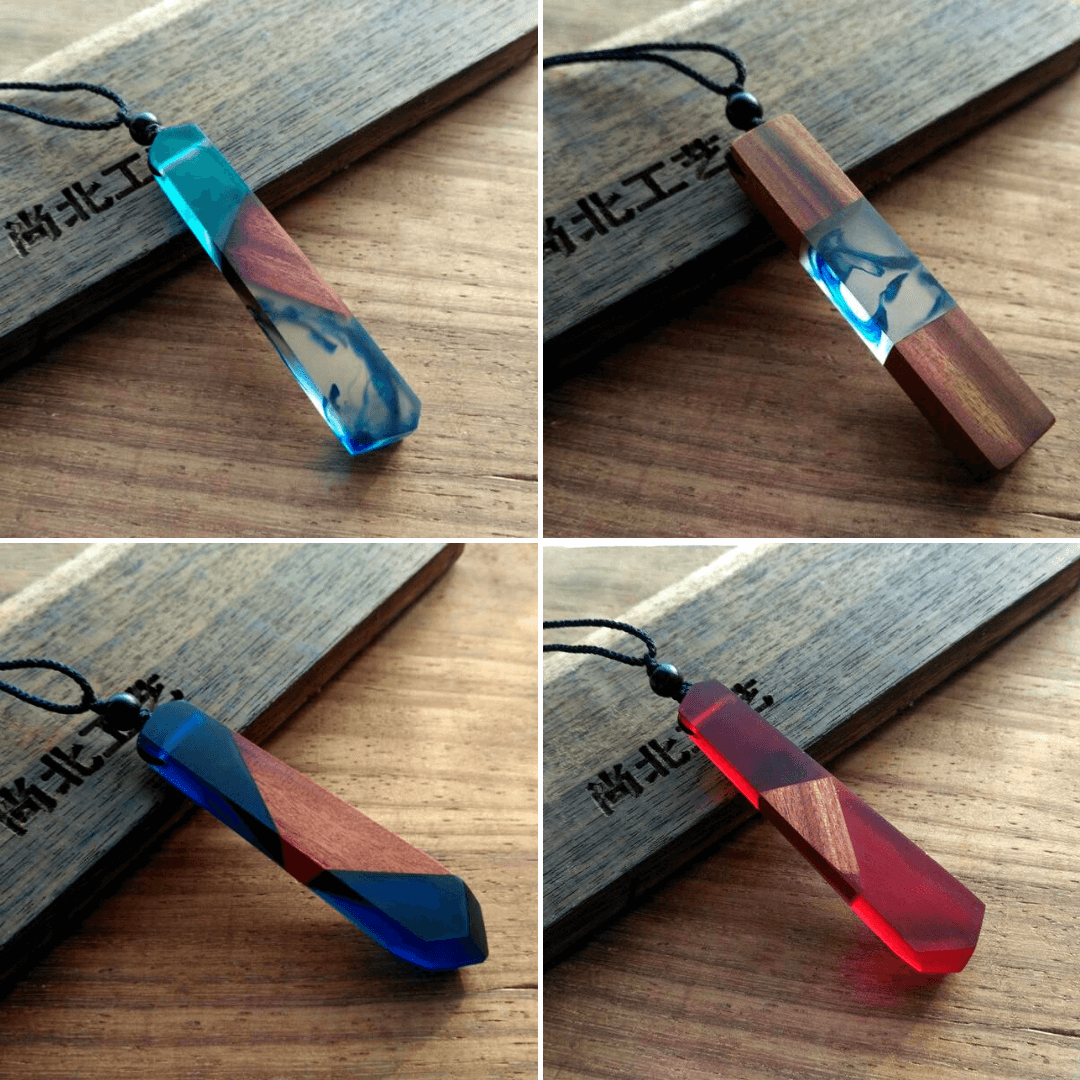 Holz-Harz-Halskette-Bella Webshop