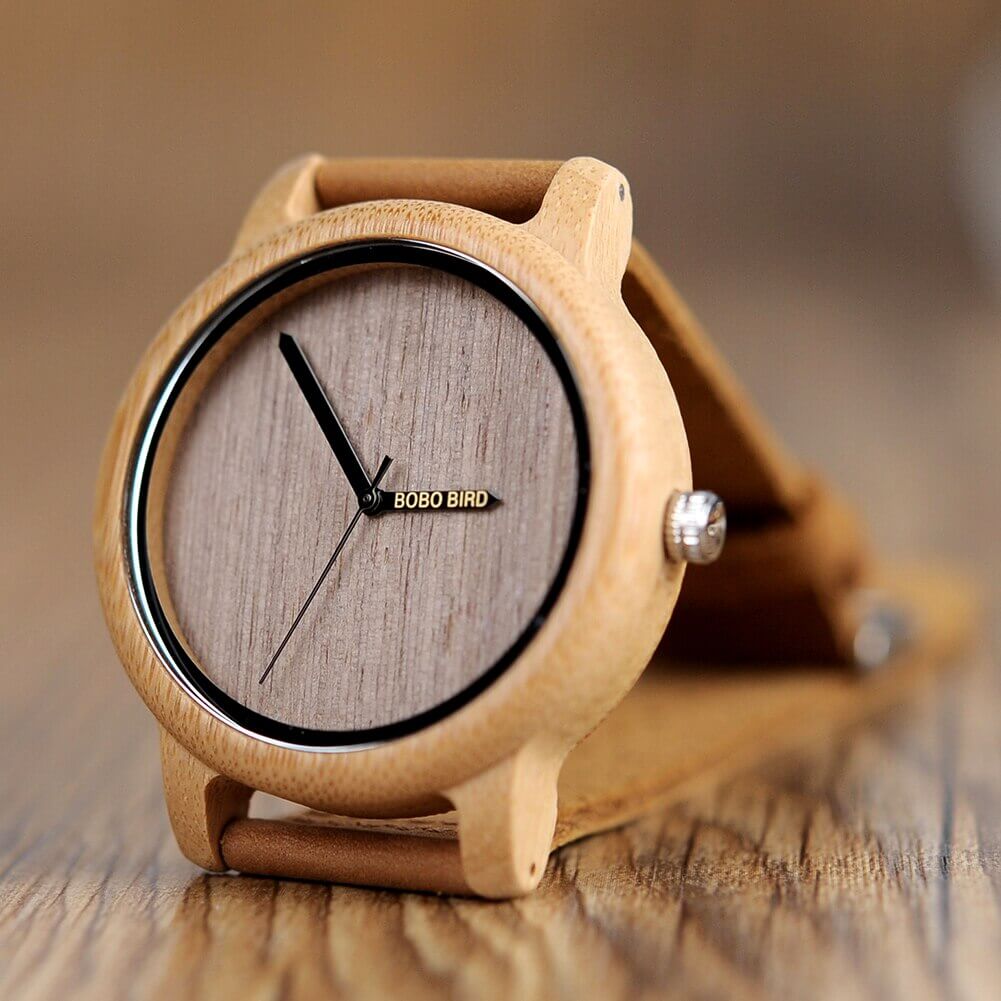 Hölzerne Uhr-Bella Webshop