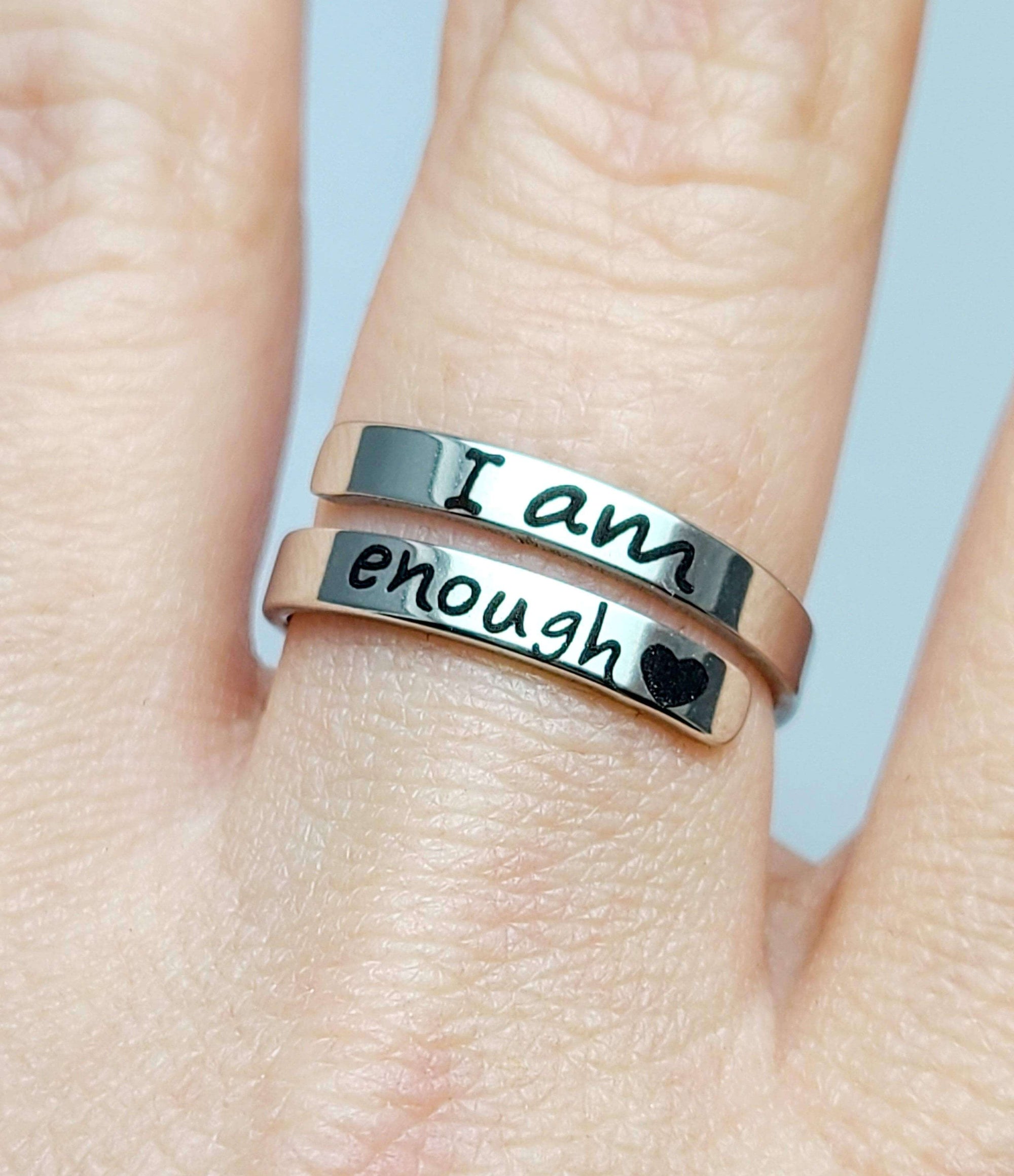 Ich Bin Genug Ring-Bella Webshop