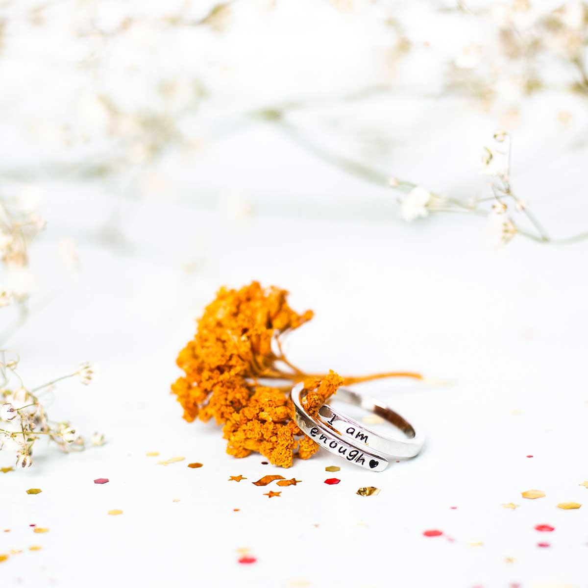 Ich Bin Genug Ring-Bella Webshop