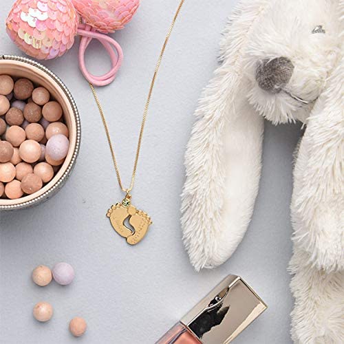 Individuelle Baby-Fuß-Halskette-Bella Webshop