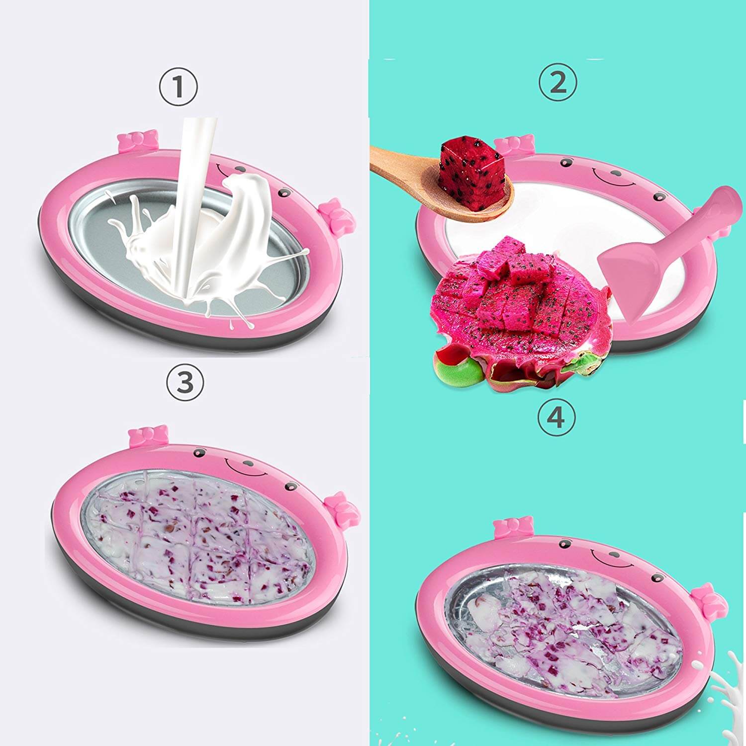 Instant-Eiscrememaschine Pfanne-Bella Webshop