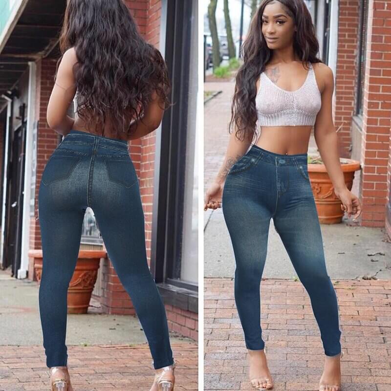 Jeans-Leggings Mit Perfekter Passform-Bella Webshop
