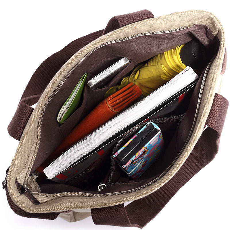 Katze Stickerei Canvas Tasche-Bella Webshop