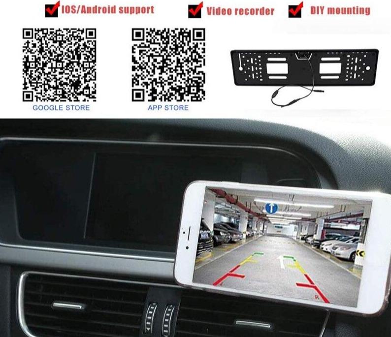 Kennzeichen Rückfahrkamera-Bella Webshop