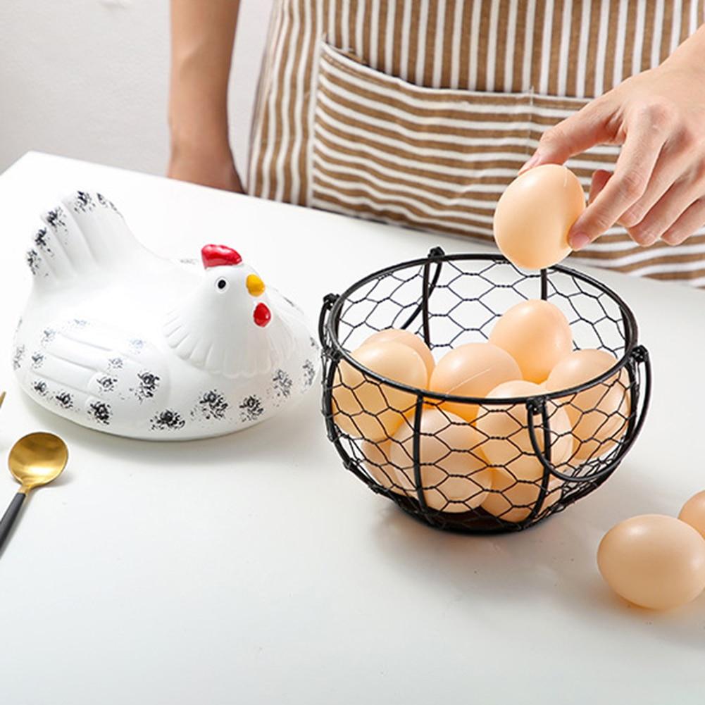 Keramischer Eieraufbewahrungskorb-Bella Webshop