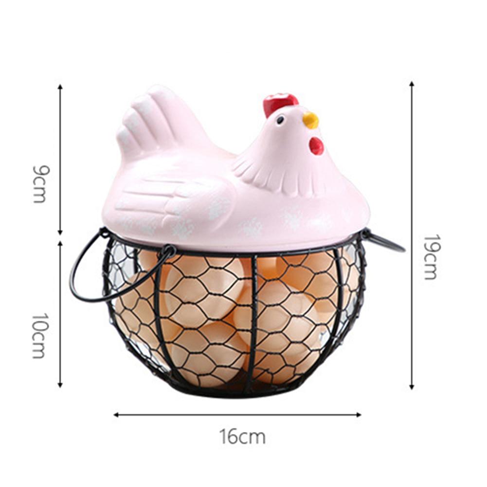 Keramischer Eieraufbewahrungskorb-Bella Webshop