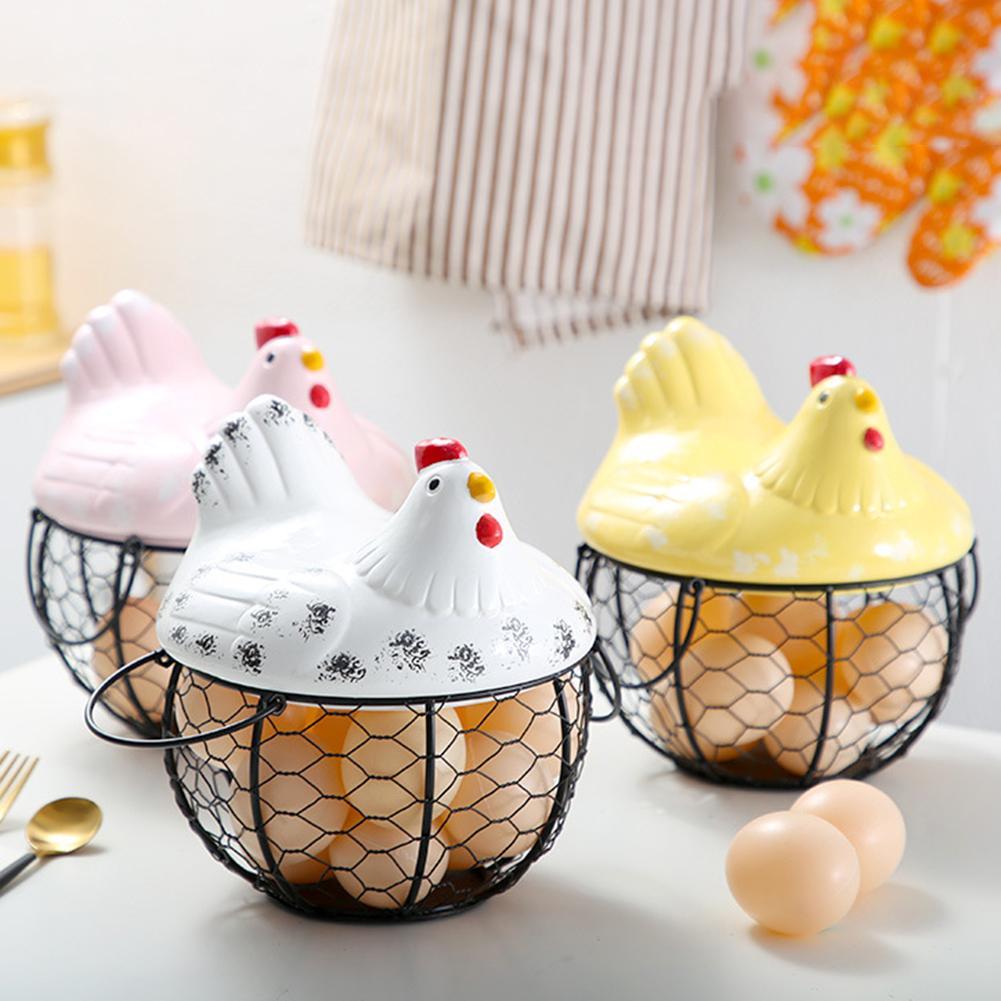 Keramischer Eieraufbewahrungskorb-Bella Webshop
