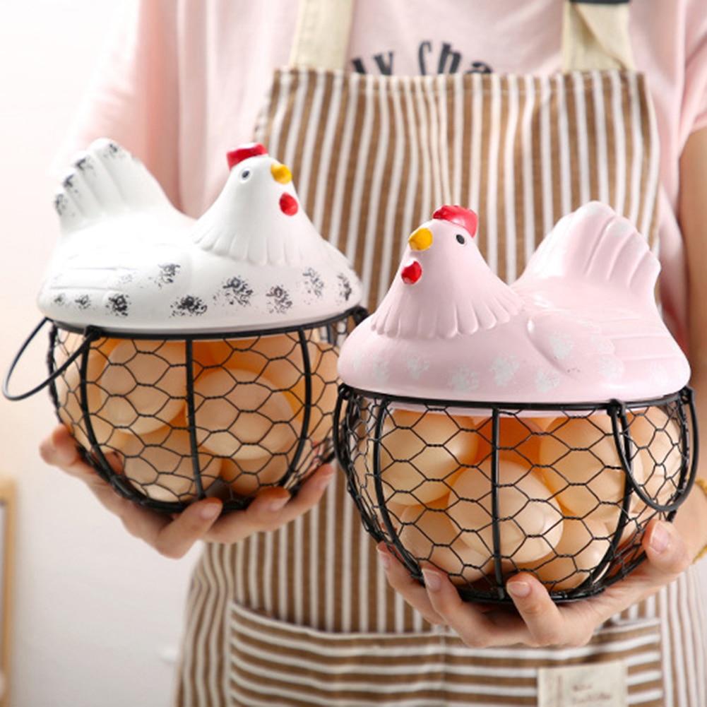 Keramischer Eieraufbewahrungskorb-Bella Webshop
