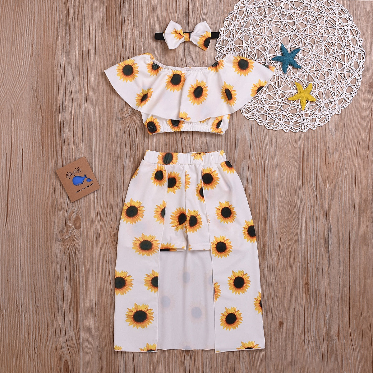 Kinder Sonnenblume Outfit Set-Bella Webshop