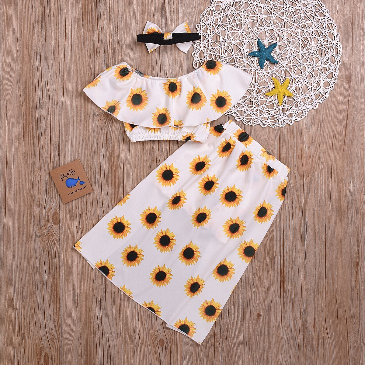 Kinder Sonnenblume Outfit Set-Bella Webshop