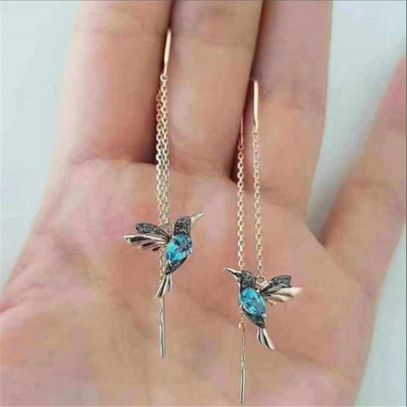Kolibri-Tropfen-Ohrringe-Bella Webshop
