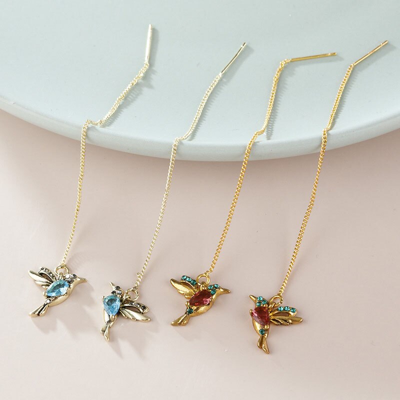 Kolibri-Tropfen-Ohrringe-Bella Webshop