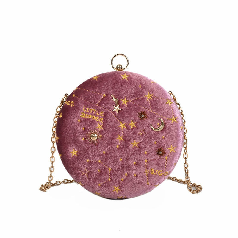 Konstellation Samt Geldbörse-Bella Webshop