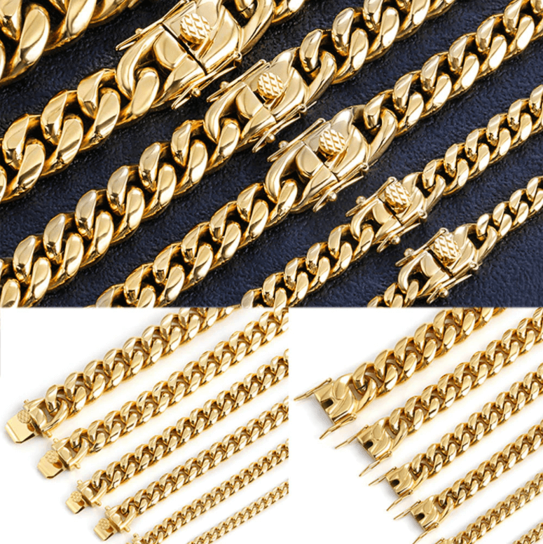 Kubanische Gliederkette Halskette-Bella Webshop