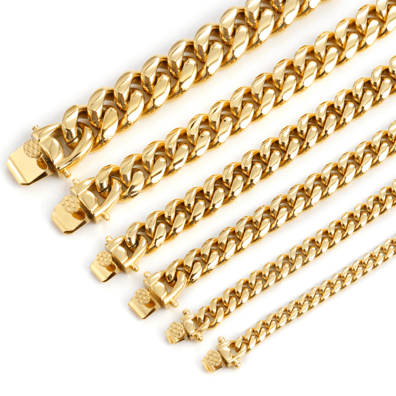 Kubanische Gliederkette Halskette-Bella Webshop