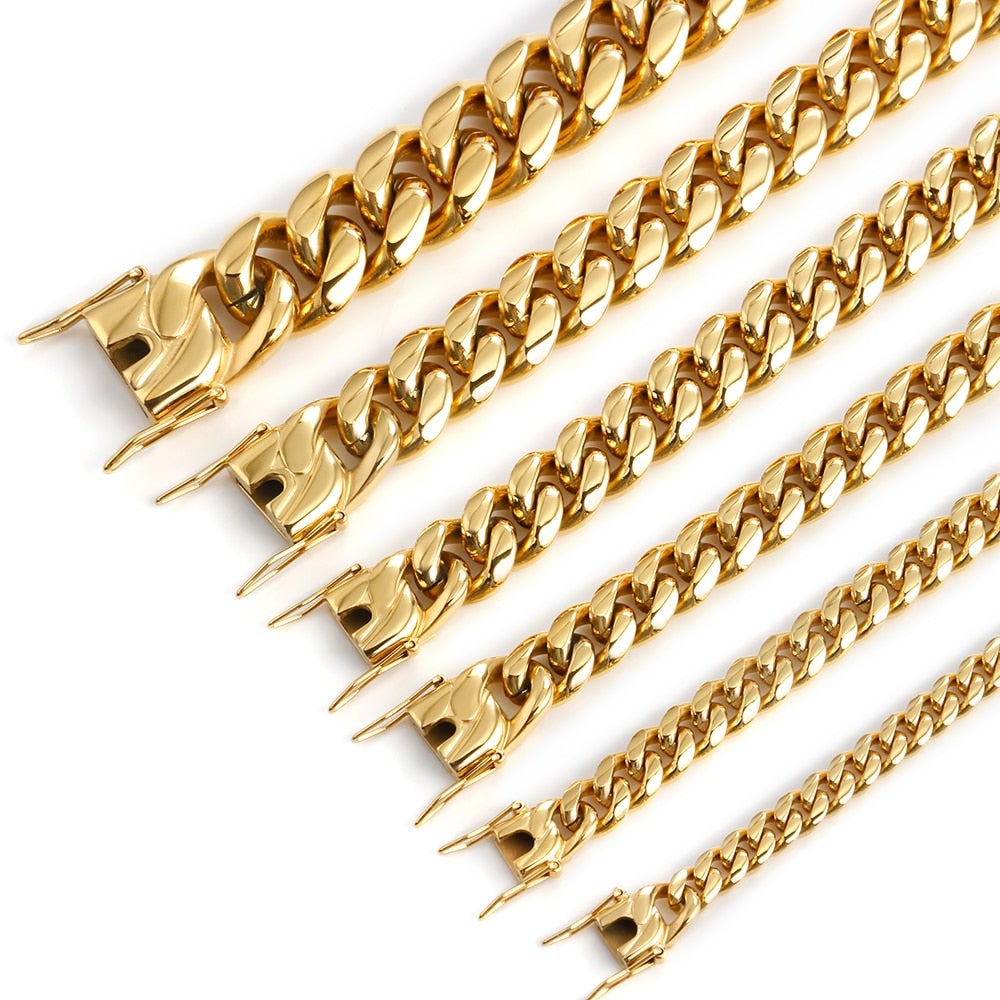 Kubanische Gliederkette Halskette-Bella Webshop