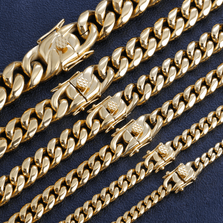 Kubanische Gliederkette Halskette-Bella Webshop