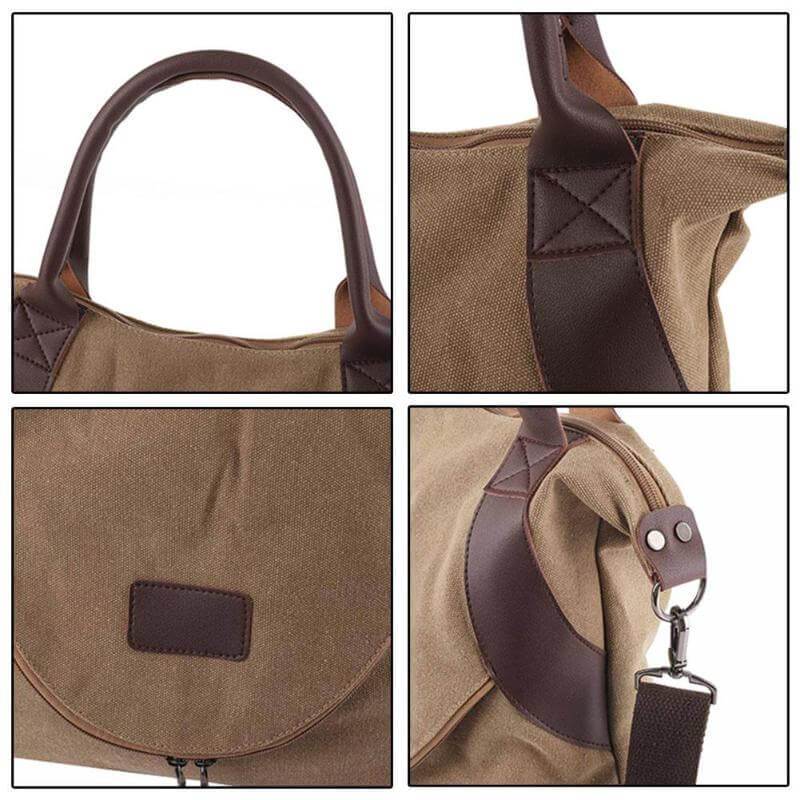 Large Pocket Canvass Tasche-Bella Webshop