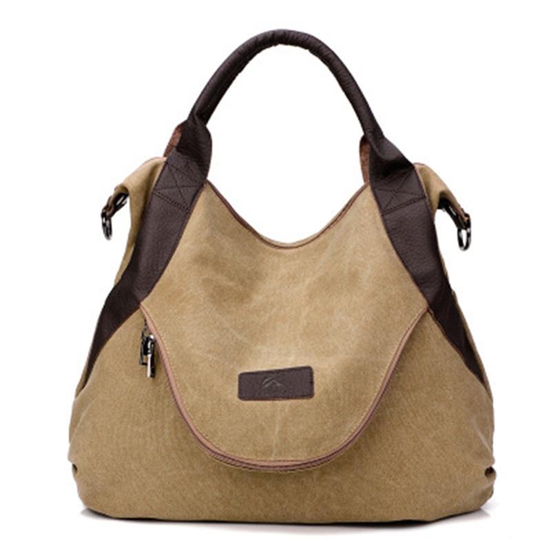 Large Pocket Canvass Tasche-Bella Webshop