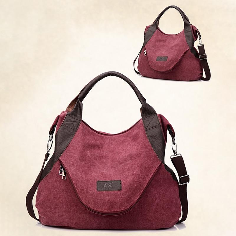 Large Pocket Canvass Tasche-Bella Webshop