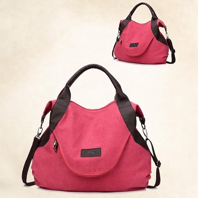 Large Pocket Canvass Tasche-Bella Webshop