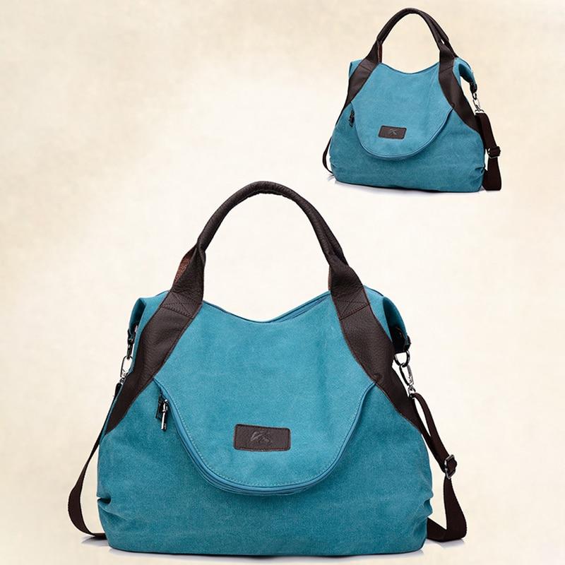 Large Pocket Canvass Tasche-Bella Webshop