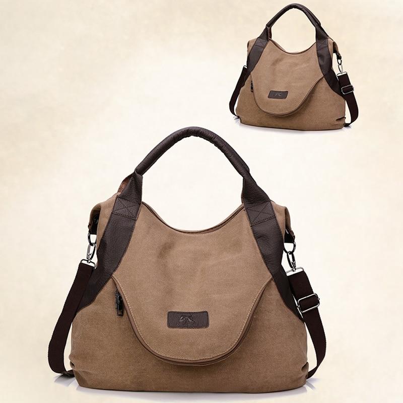 Large Pocket Canvass Tasche-Bella Webshop