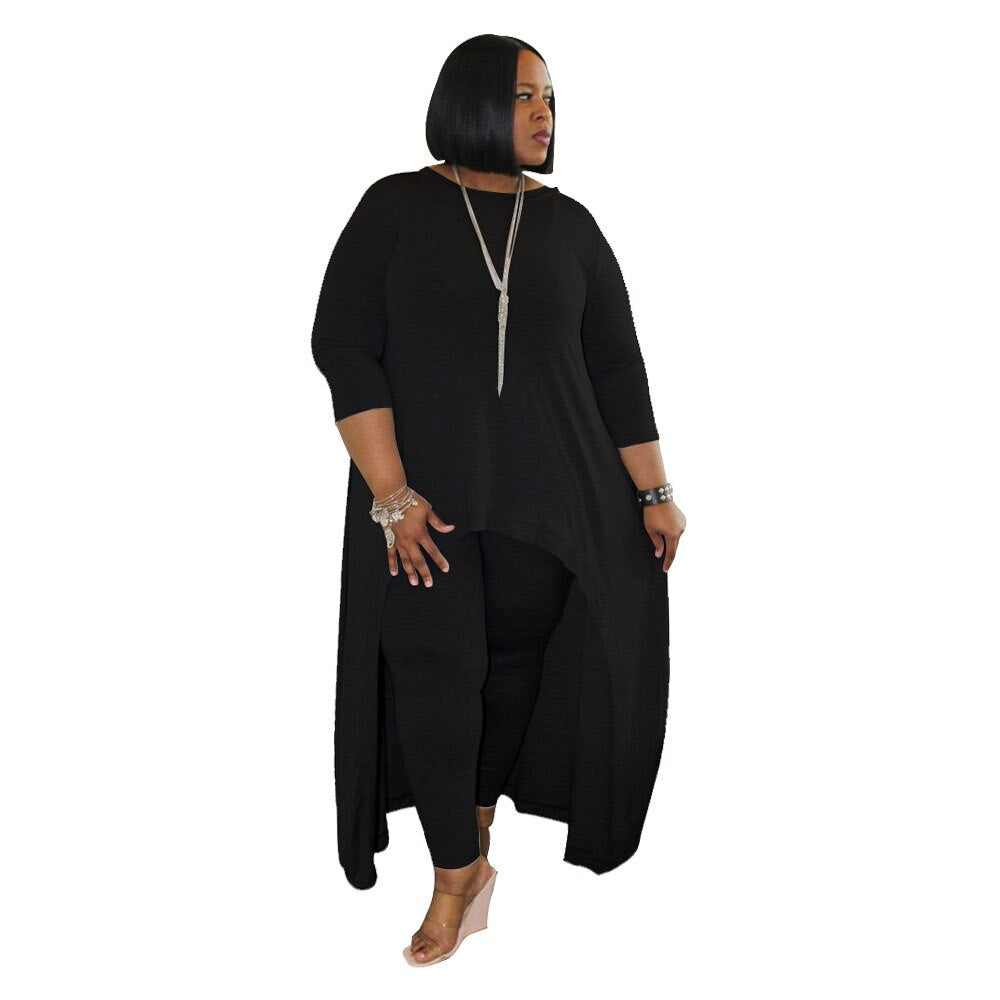 Lässiges Streetwear-Set In Übergröße-Bella Webshop